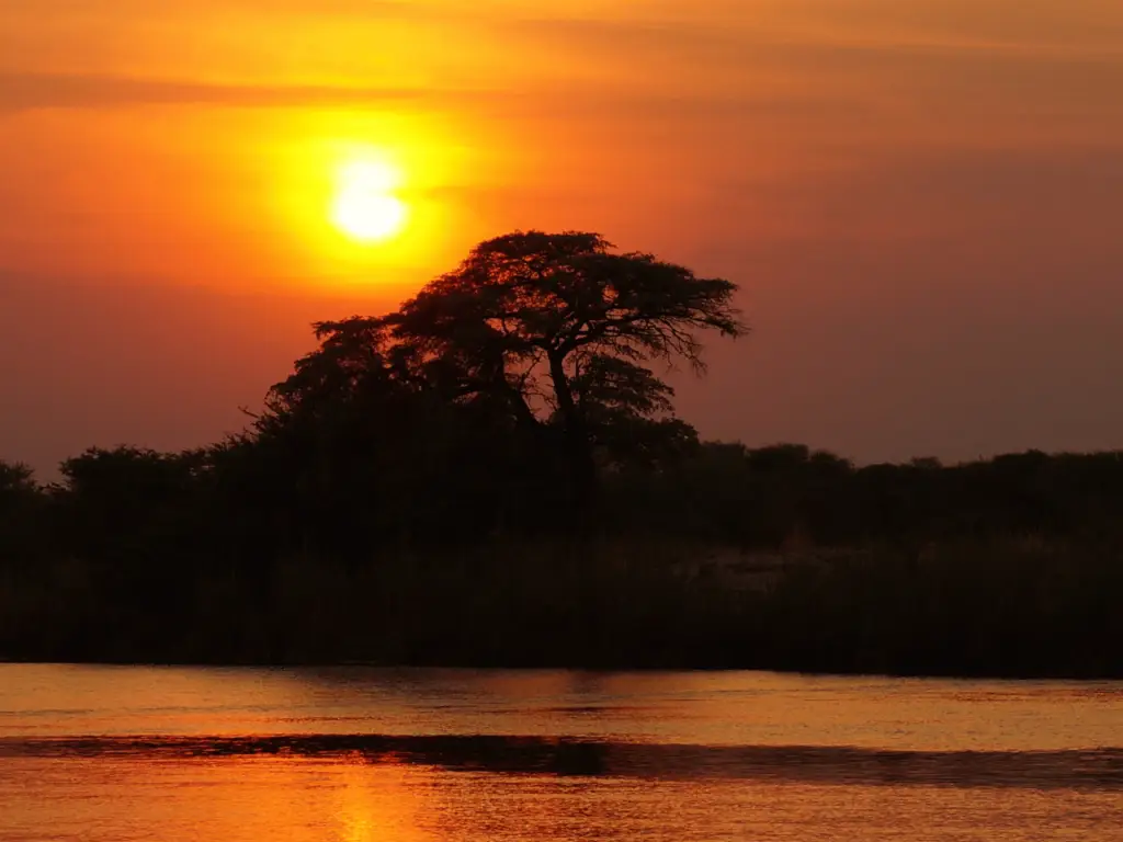 sunset-in-the-Okavango