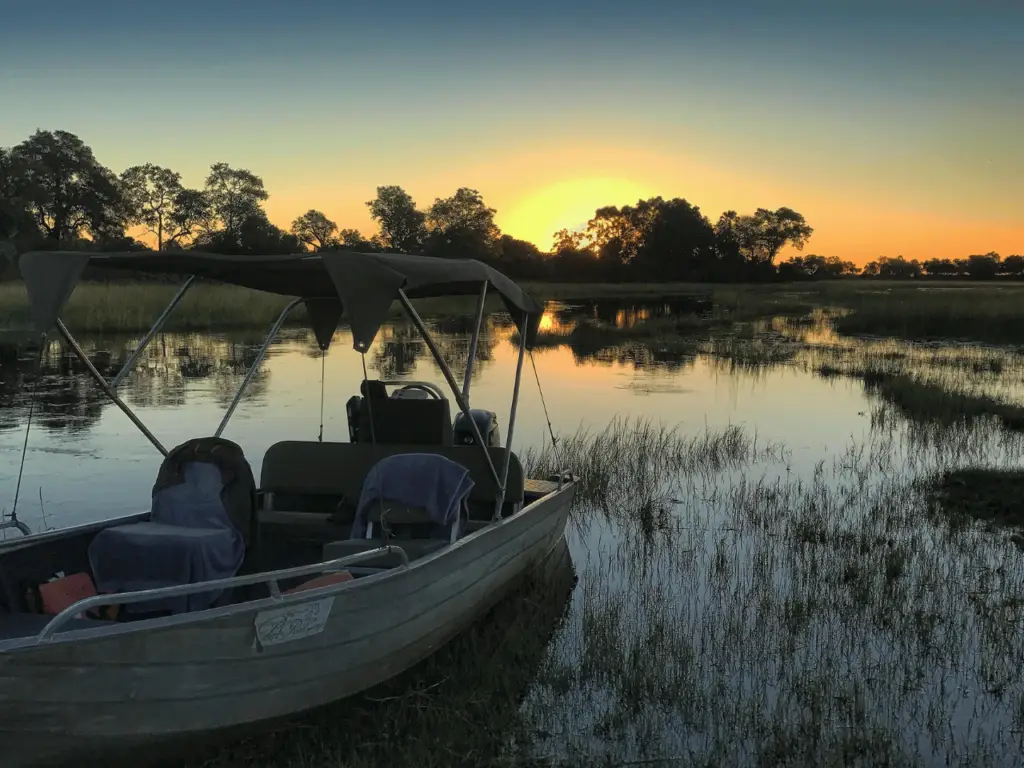 sunset-cruise-in-the-Okavango